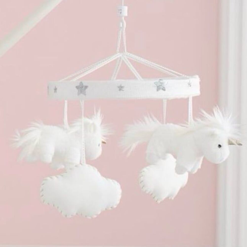 Pottery Barn Kids Unicorn Crib Mobile - Hanging Canopy Hoop Ring Only